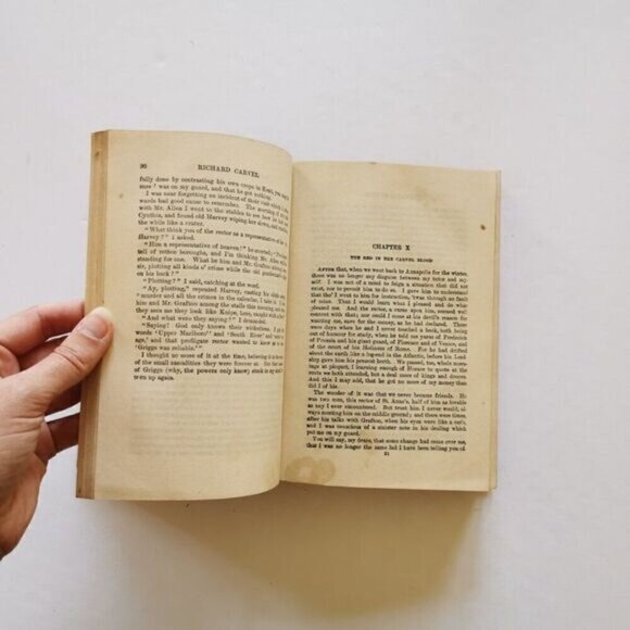 1912 Richard Carvel by Winston Churchill Hardcover Red Book Historical Novel - Picture 9 of 10